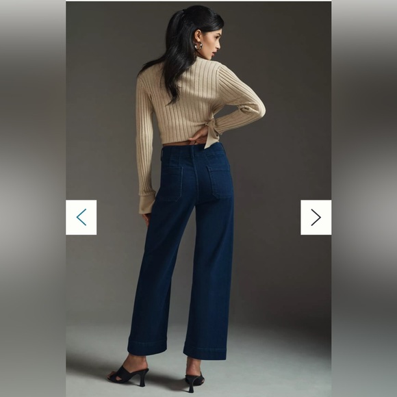 The Colette High-Rise Wide-Leg Jeans by Maeve anthropology - Picture 2 of 10